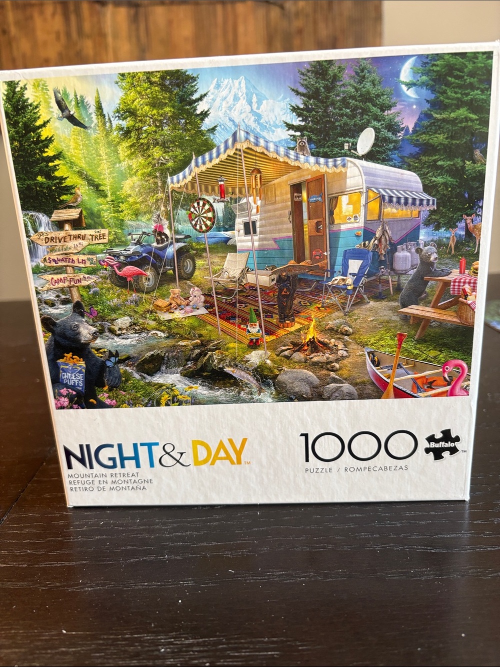 1000-Piece Camping Puzzle - Multi-Color